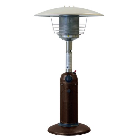 HILAND Table Top Patio Heater in Hammered Bronze HLDS032-CG